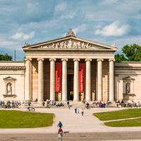 Glyptothek im Münchener Stadtteil Maxvorstadt