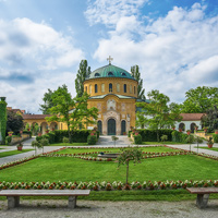 Eingang zum Westfriedhof im Münchener Stadtteil Moosach