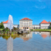 Schloss Nymphenburg im Münchener Stadtteil Neuhausen-Nymphenburg