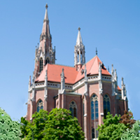 Heilig-Kreuz-Kirche im Münchener Stadtteil Obergiesing-Fasangarten