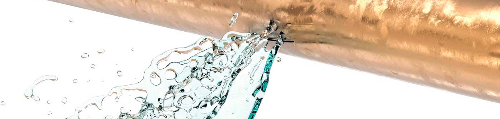 Rohrschaden mit austretendem Wasser