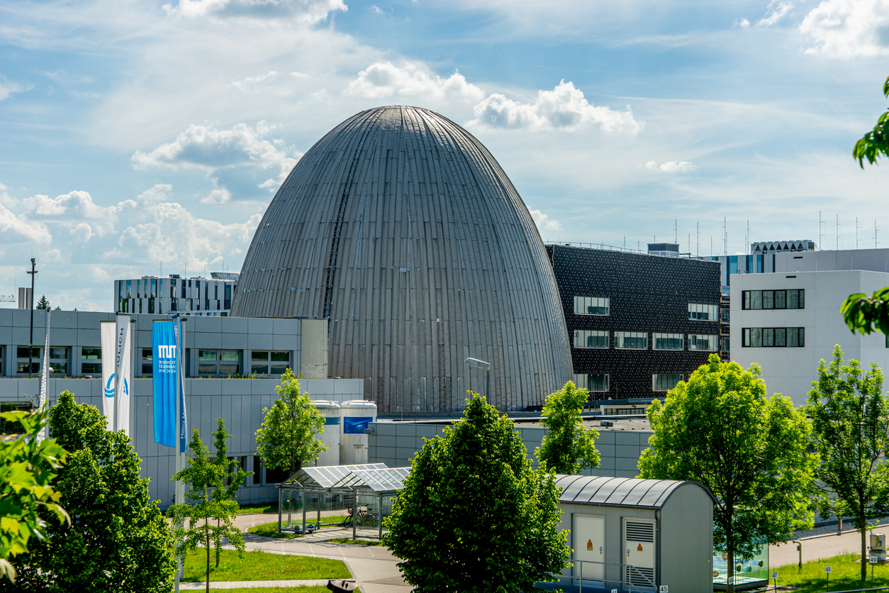 Der Campus, wie das Forschungsgelände in Garching genannt wird, auch hier sind wir im Einsatz wenn ein Abfluss verstopft ist Atom-Ei in Garching bei München