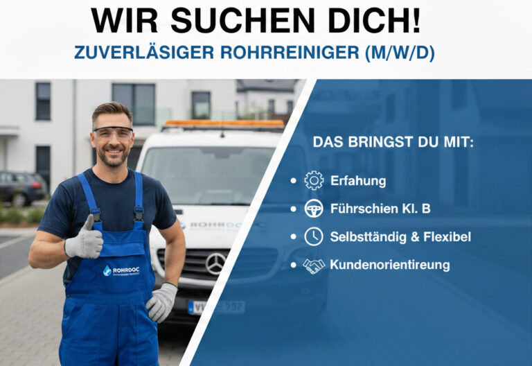 Stellenangebote, Jobs Rohrreiniger