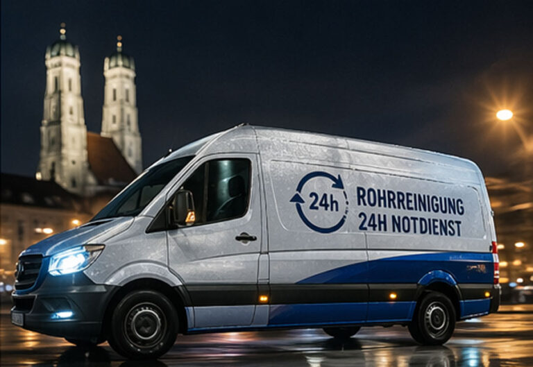RohrDoc-Fahrzeug für Rohrreinigung in München